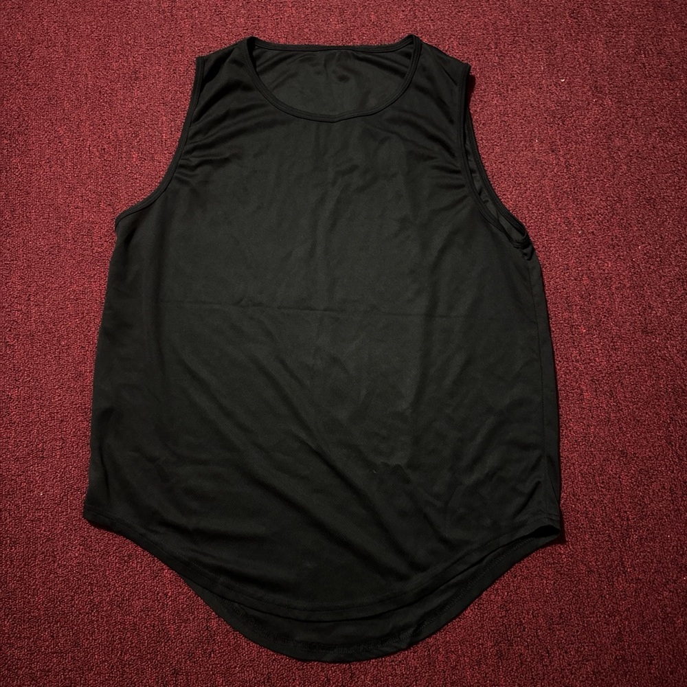Black Sleeveless men’s Top